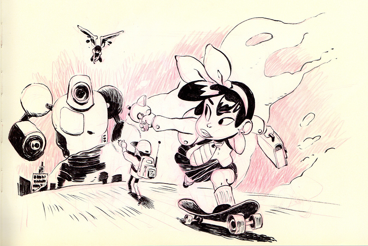 anthonyholden:  Is everyone playing Inktober this year? I’m posting my dailies