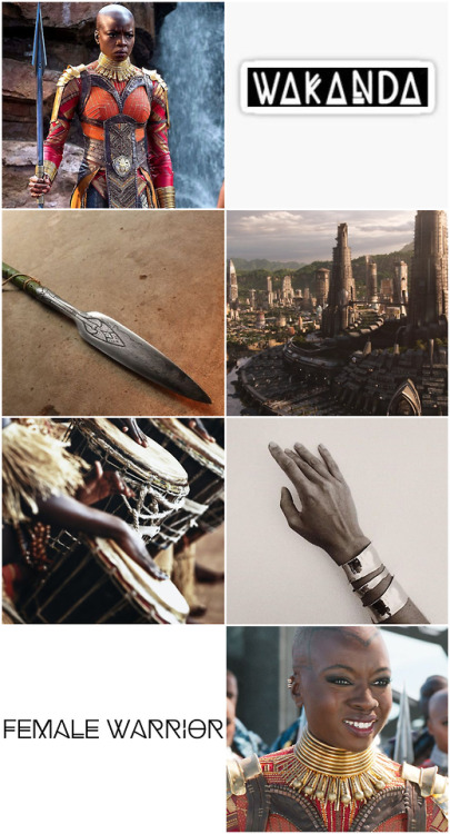 nixie-deangel:   Nixie’s Favorite Female Characters: Okoye.  A strong willed little girl 