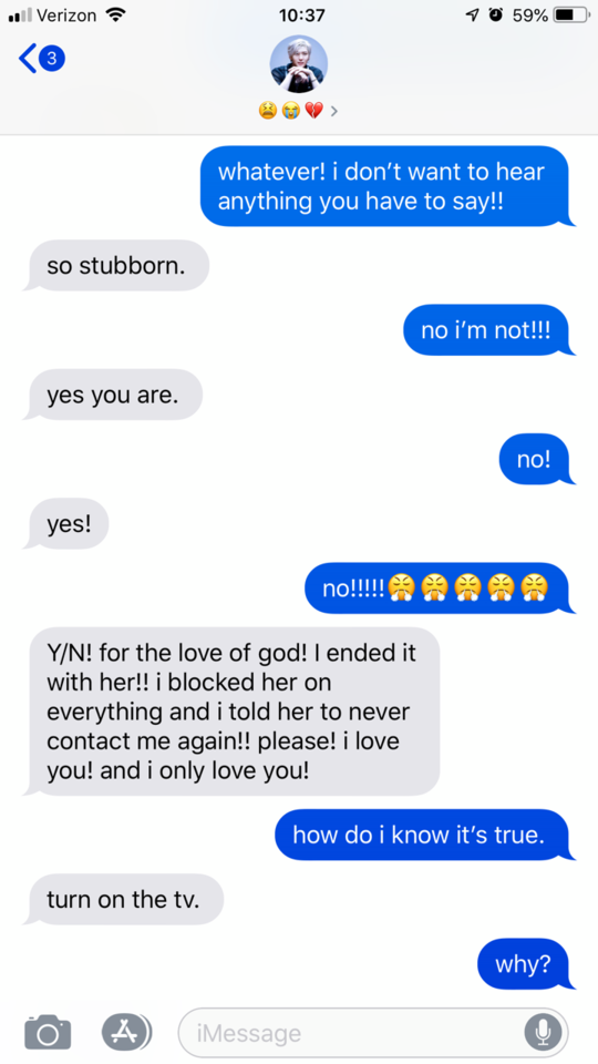 Text Reaction: