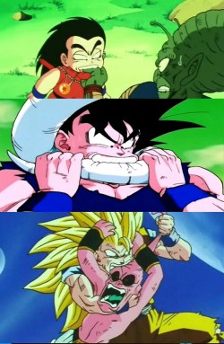 mysticmew:  Goku uses Bite, its super effective!  xD