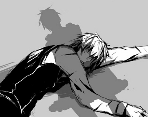 izaya-orihara-the-info-broker:  reuendoll:  小西  As Izaya towers over Shizuo with