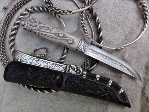 paganroots:Ringerrike style knife by Gullinbursti