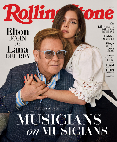 Elton John and Lana Del Rey are the cover stars of our Musicians on Musicians issue. The duo sat for