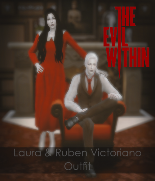 The Evil Within Laura and Ruben Victoriano Outfits (Halloween gift)Extracted by Crazy31139Converted 