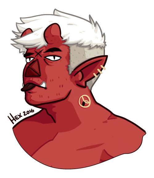 Oni boyIve been drawing him for a while now, and he still doesnt have a name 