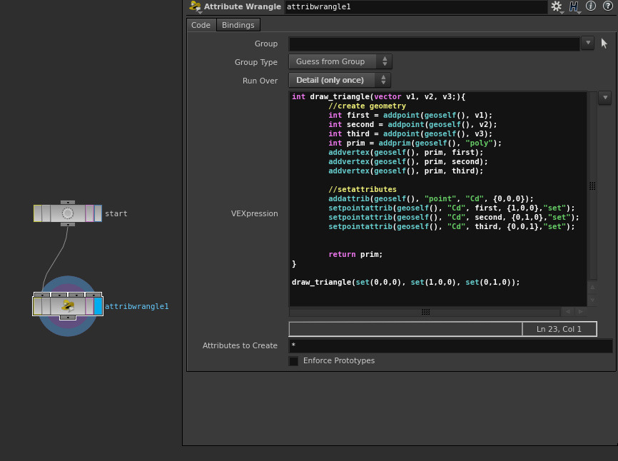 Houdini Tricks — QuickTip — CVEX Wrangle & VOP Nodes