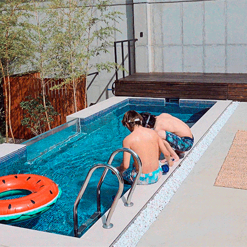 Fun Time In The Pool