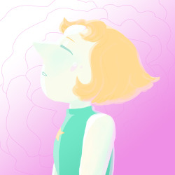 cherubmpreg:  im trying to learn how to paint digitally so heres a pearl 