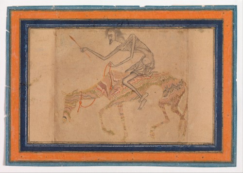 centuriespast: Emaciated Horse and RiderObject Name: Illustrated single workDate: ca. 1625Geography: