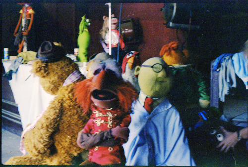 candid behind the scenes photos from The Muppet Movie circa 1978 via flickr.com