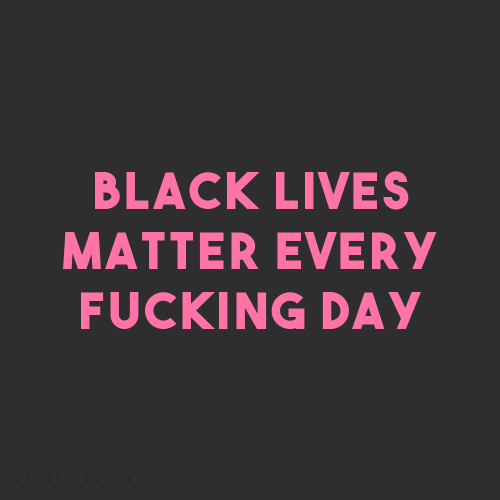 sheisrecovering: Black lives matter every fucking day and always will. This was not an isolated inci