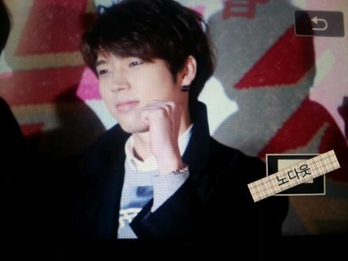 20140120 - Today Woohyun attened at movie premiere &ldquo;피끓는 청춘&rdquo; Boiling Youth  