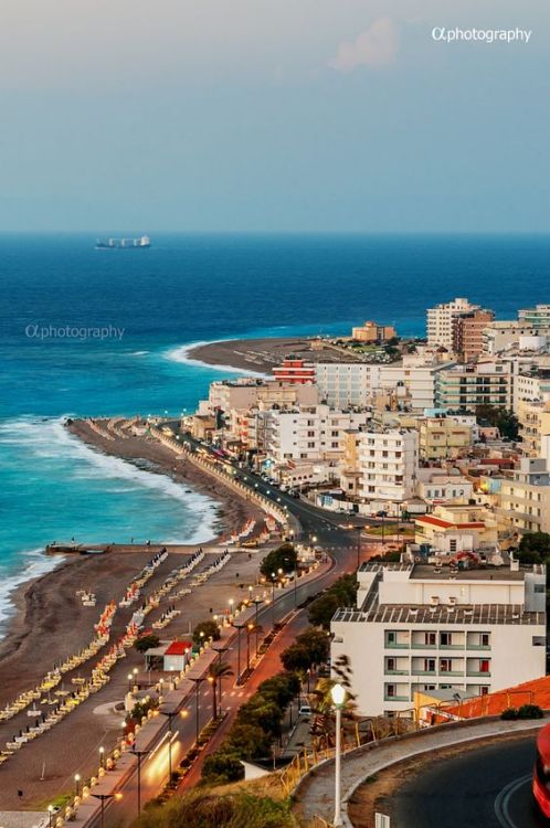 Rhodes Town (the north side of the island) by Takis Angouras.