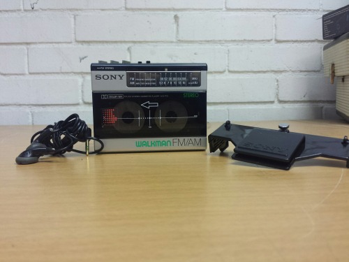Sony Walkman WM-F15 Portable Stereo Radio Cassette Player, 1984
