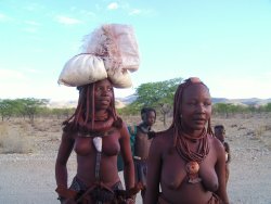 Namibian Himba by Charles Roffey.