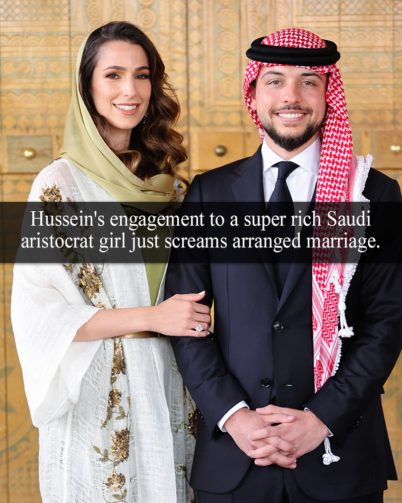 Royal-Confessions - “Hussein’s engagement to a super rich Saudi...