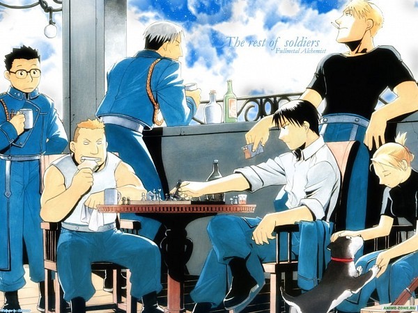 they-call-me-half-pint:  All The King’s Men - Roy Mustang and his sub-ordinates 