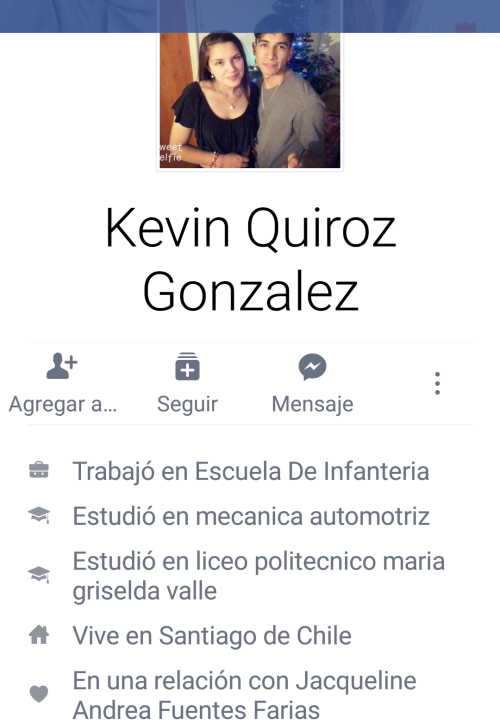 julian-monclova:Kevin Quiroz González Hetero , con novia ! Buena verga de este Chileno
