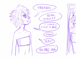 ask-gogo-tomago:  au where hiro is a transboy