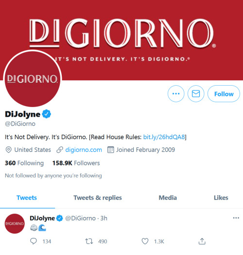 So DiGiorno Actually Did This.