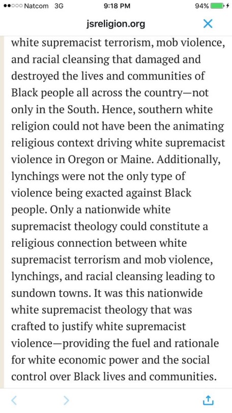 alwaysbewoke: if you refuse to open your eyes to how christianity has been perverted and used to enslave the minds, bodies and souls of black people and empower white supremacy, you’re are either still mentally enslaved or you are doing the enslaving.