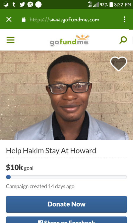 boypaintedblue:  MAYBE FUND BLACK FUTURES THIS BLACKOUT?   I’m a queer artist in Texas who is homeless after escaping domestic abuse. Recently I was accepted to Howard University but being homeless I have no way of paying for it. Maybe help if you can?