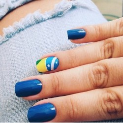 raphaellacomph:  Inspiração pra a copa do mundo! 💚💙💛 (em www.raphaellacomph.com)