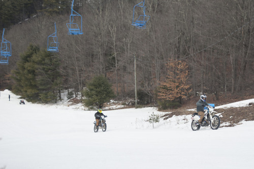 Practice runs from the Appalachian Moto Jam Snow Hill Climb. 1/27/18