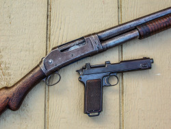 thatonegunblog:  My oldest firearms.The Winchester