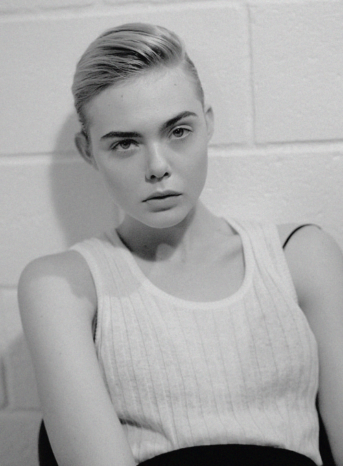 jurassicark:Elle Fanning photographed by Collier Schorr for i-D, fall 2015.