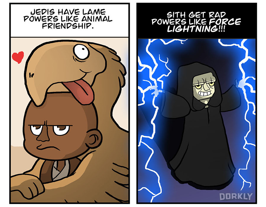 dorkly:    Why the Dark Side of the Force Is DEFINITELY Better [by andrewbridgman