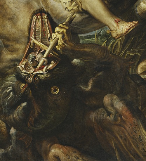 artandopinion:Saint George and the Dragoncirca 1605 - 1607Peter Paul Rubens(Work & detail)