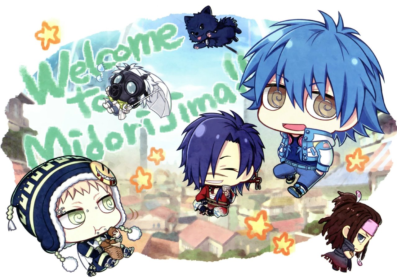 shizochka:  DRAMAtical Murder re:code Official Visual Fanbook Scans: 肉山大國王