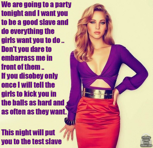  Could you please make one with Jennifer Lawrence and make it femdom, ball busting, and public? If not that’s cool.  