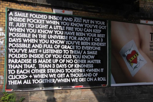 Robert Montgomery Solo Exhibition 10 September–19 October 2013 C24 Gallery New York “To encoun