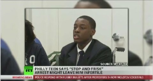 mas0n-jars:  prettyboyshyflizzy:  faithartandcurls:  wakeupslaves:  Darrin Manning, Pa. Teen, Has His Testicle Ruptured By Racist White Female Cop Pennsylvania teenager Darrin Manning started his day excited to play in a basketball game. It ended with