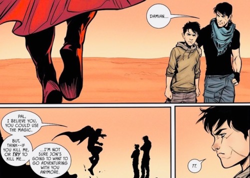 iconuk01:wonderstrevors:How to defeat Superman by Damian Wayne.And a very elegant how to defeat Dami