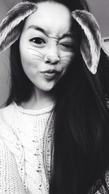 collinslily:somebunny shouldn’t use Snapchat filters amirite