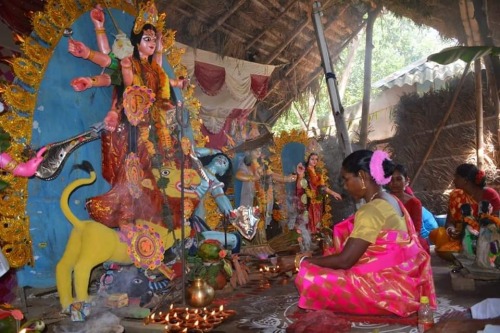 Village Durga Puja, Bengal, photos by Chayan Mukherjee