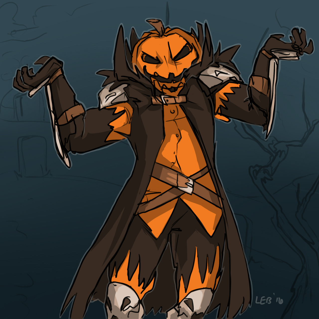 laur-rants:  “Gabe gets really into October”GABE IS THE PUMPKING AND I CANT DEAL