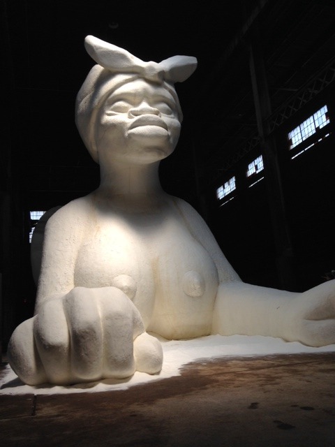 hunter-ny:  artist, kara walker’s sweet + powerful installation, a subtlety, opened
