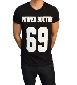 tooqueerclothing:  VARSITY POWER BOTTOM SHIRT