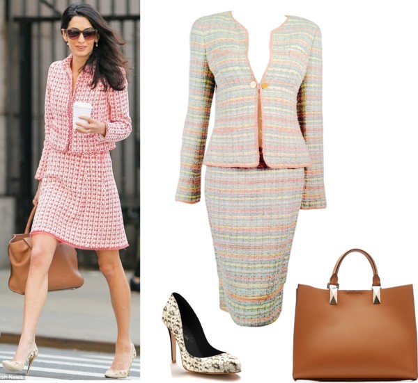 Amal Clooney Style on X: A close-up to Amal Clooney's @CHANEL suit The  power of a Chanel suit. #AmalClooney  / X