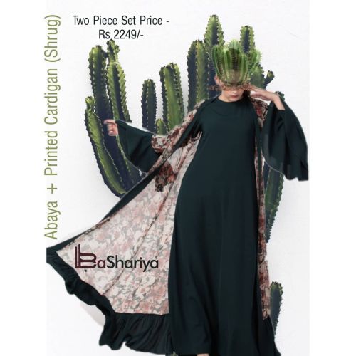 ABAYA AND CARDIGAN COMBO By MushkiyaPrice Rs 2249/- Please check more colors and details on our we