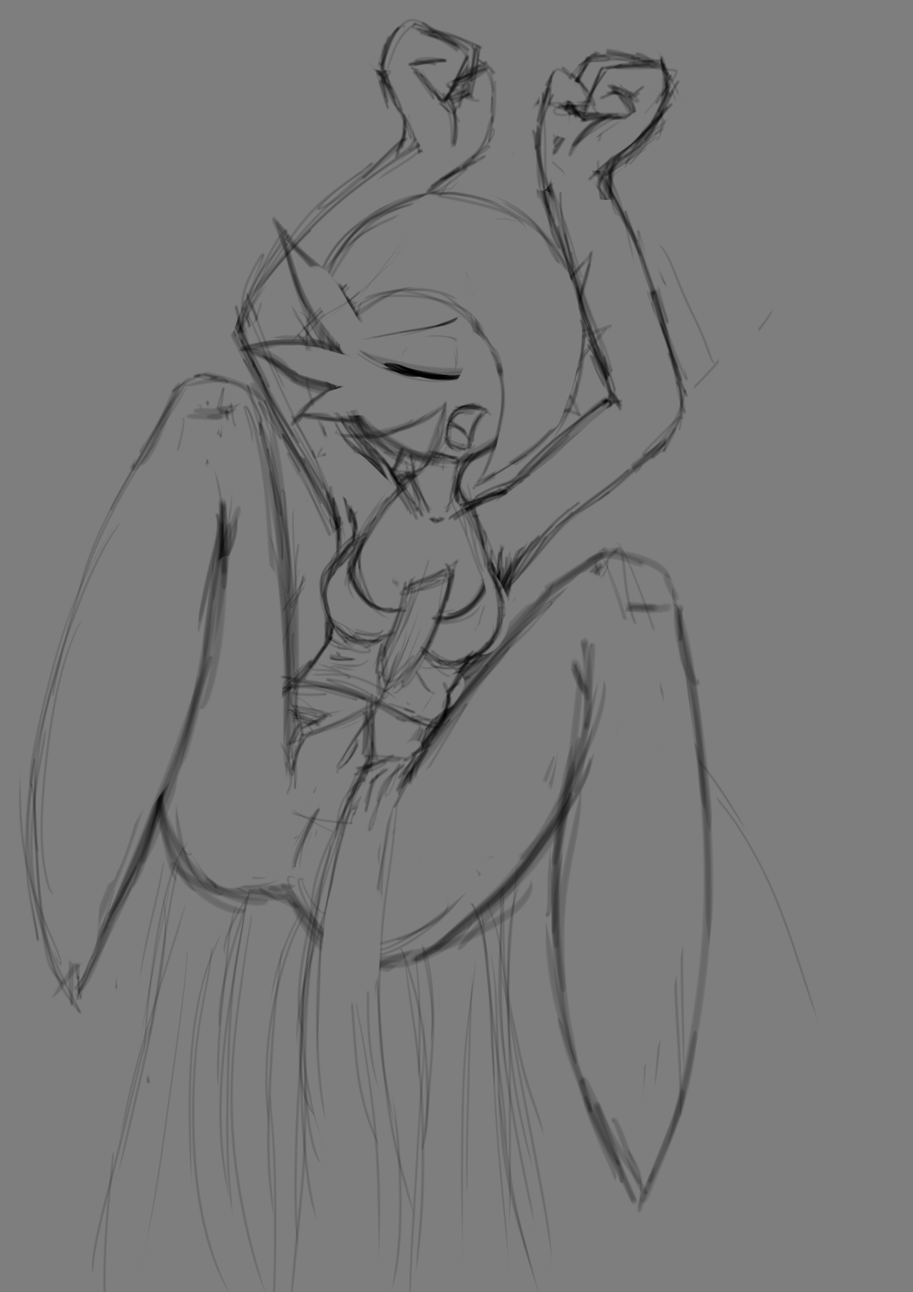 zyleyz:  Gardevoir WIPhaven’t done a gardevoir picture in a long time. And fucking