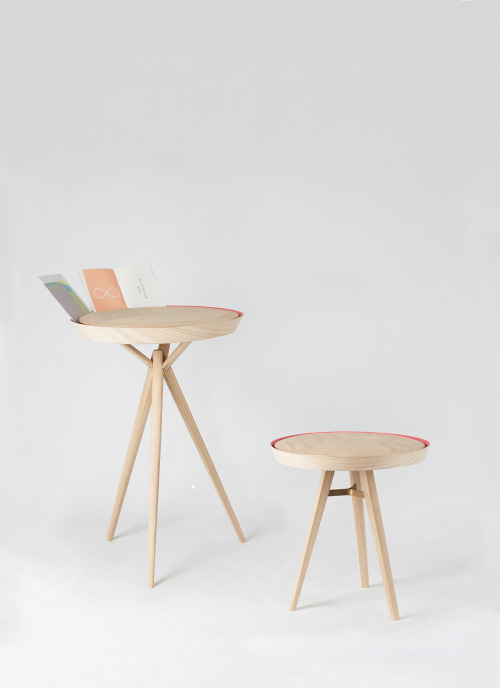 everything-creative:Yoav tables by Nui Design Studio The guys from Nui studio created the Yoav ser