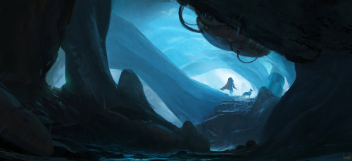 cinemagorgeous - Atmospheric concept art by Stephen Todd.