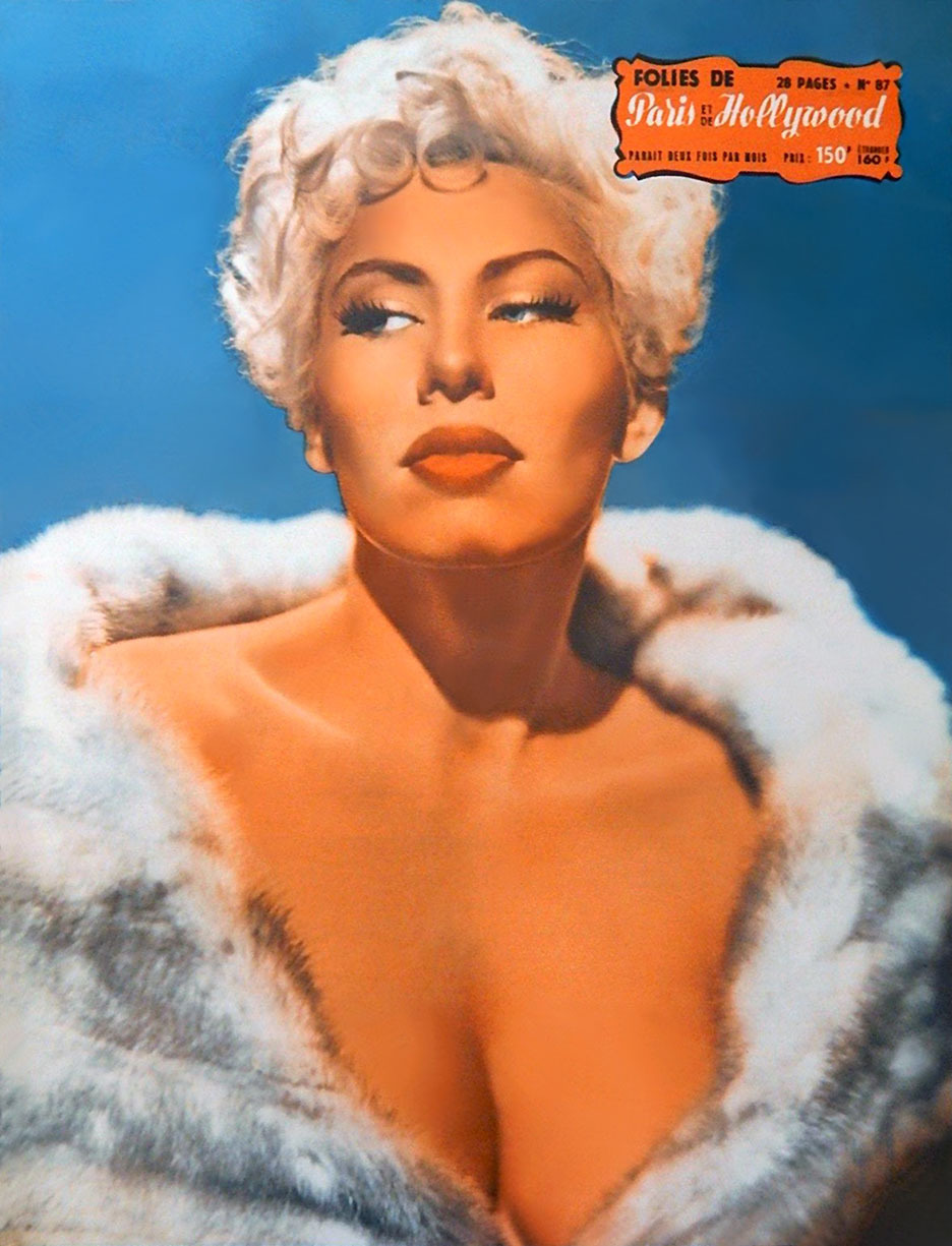 Lili St. Cyr is featured on the cover of the 87th issue of ‘FOLIES DE Paris et