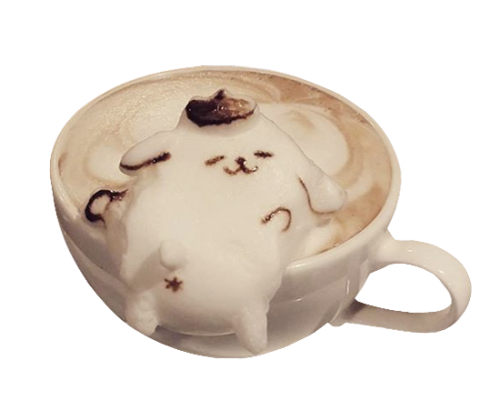 honeyrolls:Pompompurin Latte