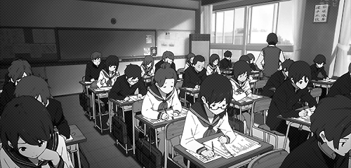 akemihiro:  living a high school life isn’t all fun and roses . 
